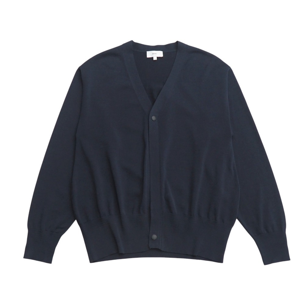 美品 2022SS■HYKE ハイク カーディガン サイズ1 Vネック