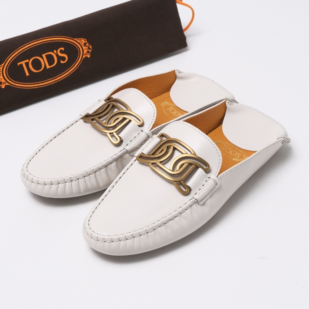 未使用 2023年製■TOD'S トッズ スリッポン サイズ36 ケイト チェーンモチーフ ゴンミーニ