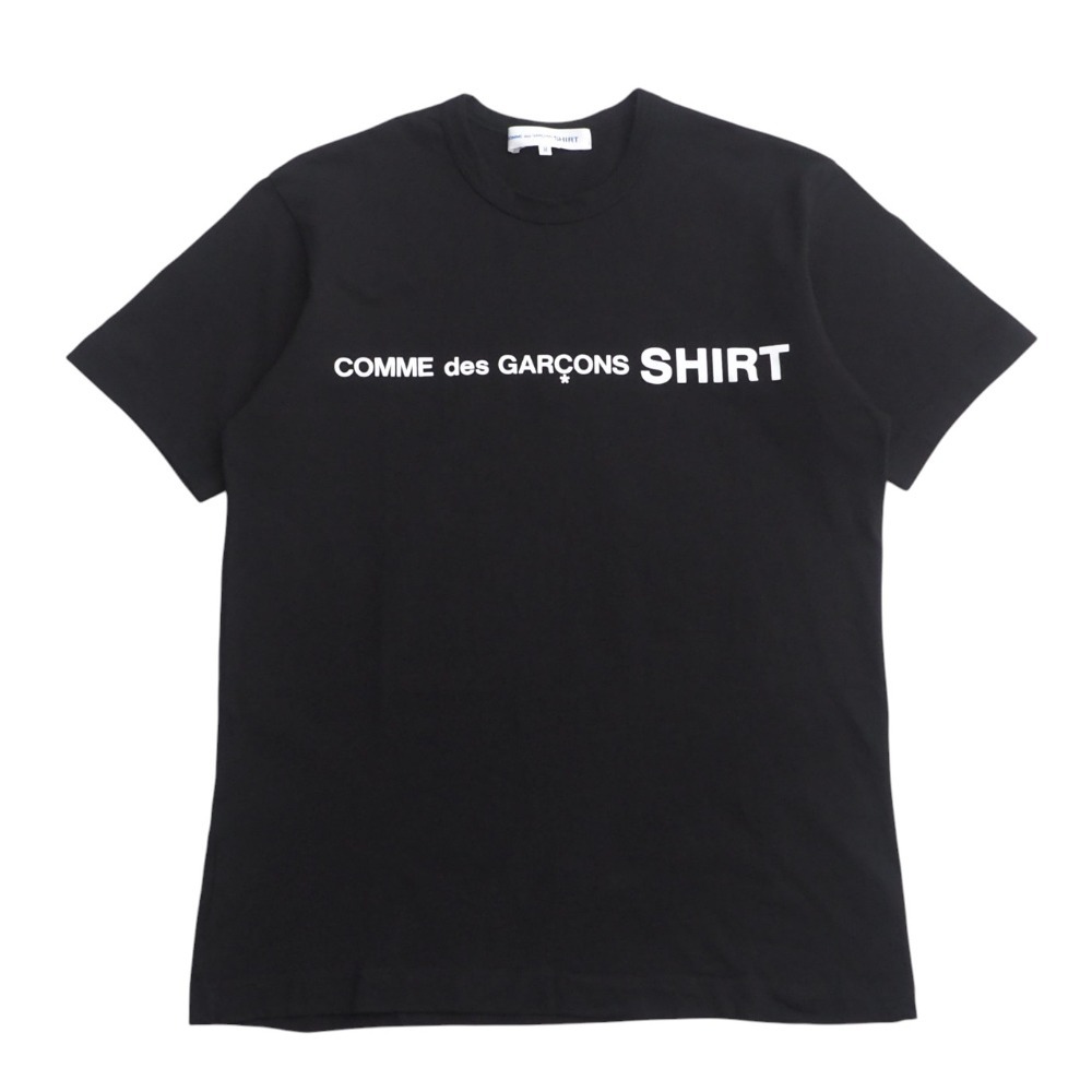 美品 COMME des GARCONS SHIRT コムデギャルソンシャツ 半袖Ｔシャツ サイズM ロゴ プリント