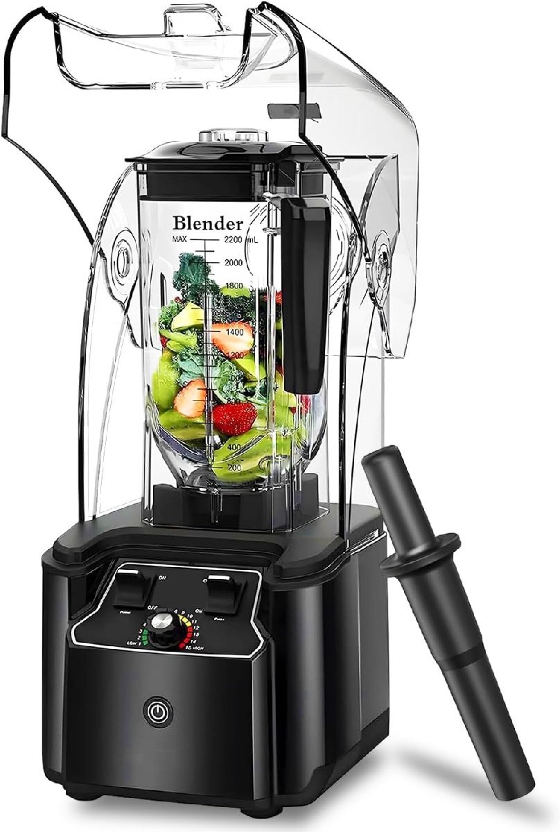 ∞【未使用品】iproods ブレンダー K90 ブラック 2200W 2.2L アイプロッズ ジューサー ミキサー □H8