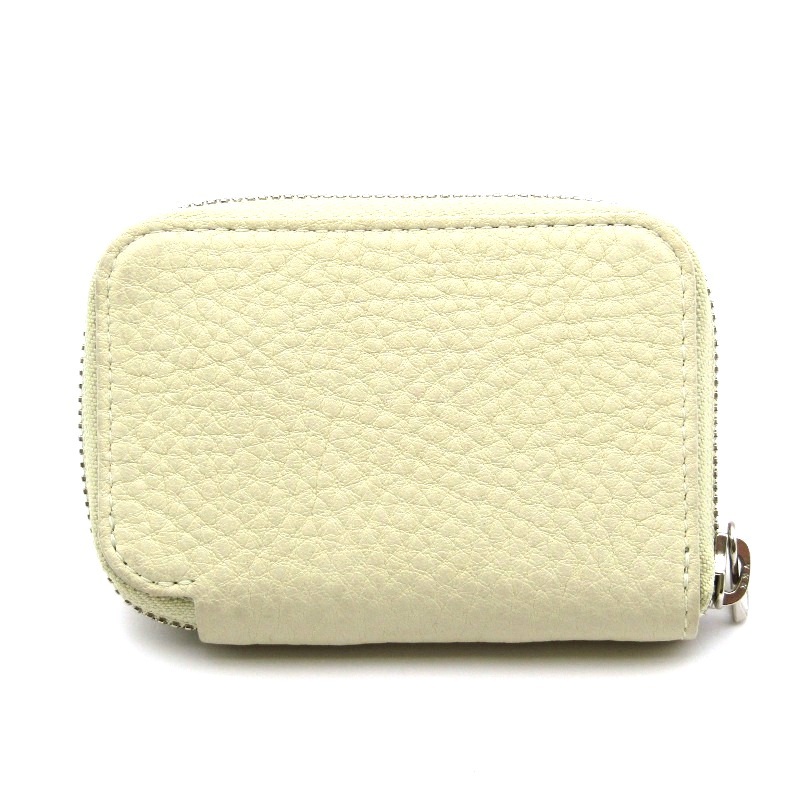 美品 ITTI × MANOF イッチ マノフ ミニ財布 CRISTY COIN WALLET クリスティ コイン コンパクトウォレット アイボリー 24005767
