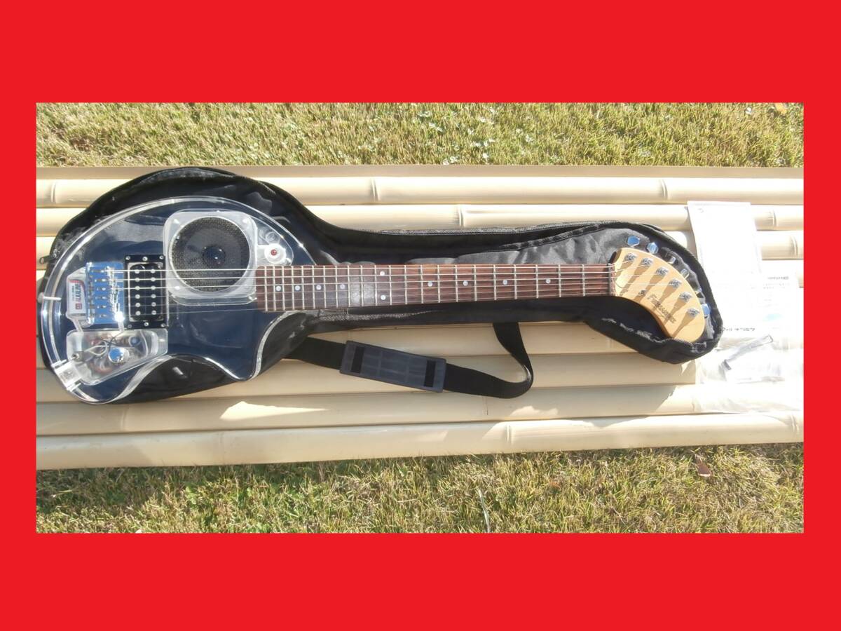 【おまけ付！保証書＆ケース】FERNANDES.フェルナンデス.ZO-3Z.アクリル.スケルトン.アンプ内蔵.エレキギター.ゾーサン