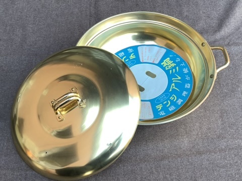 【新品・未使用】電磁調理器（IH）対応のアルミ鍋 熱伝導率に優れるアルミ製の特徴＋IHクッキングヒーター調理