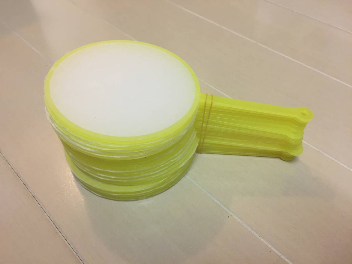 プラスチック製金魚すくい 金魚ポイ 5号 黄色 20個（日本製）