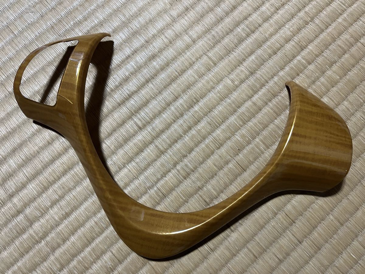 訳有り ハスラー MR31S MR41S ワゴンR MH34S MH44S スペーシア MK32S MK42S アルト HA36S ステアリング ガーニッシュ ウッド 木目 ユーカリ