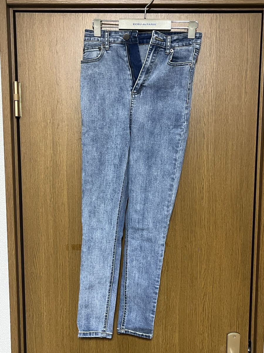 デニム パンツ スキニー ジーンズ カジュアル Sサイズ レディース