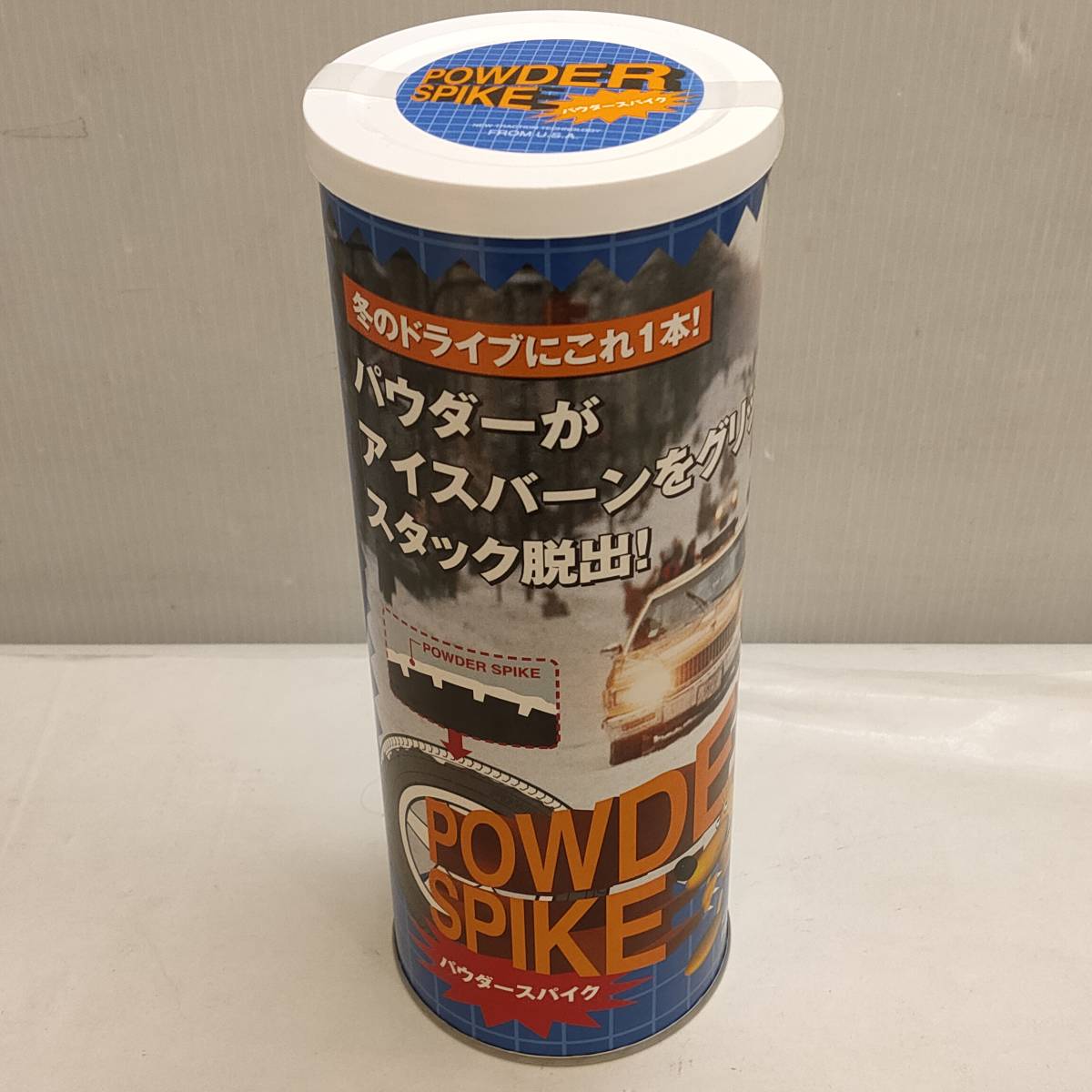 ●未使用保管品 パウダースパイク 凍結路面 雪 グリップ タイヤ 緊急脱出用 スノー カー用品●