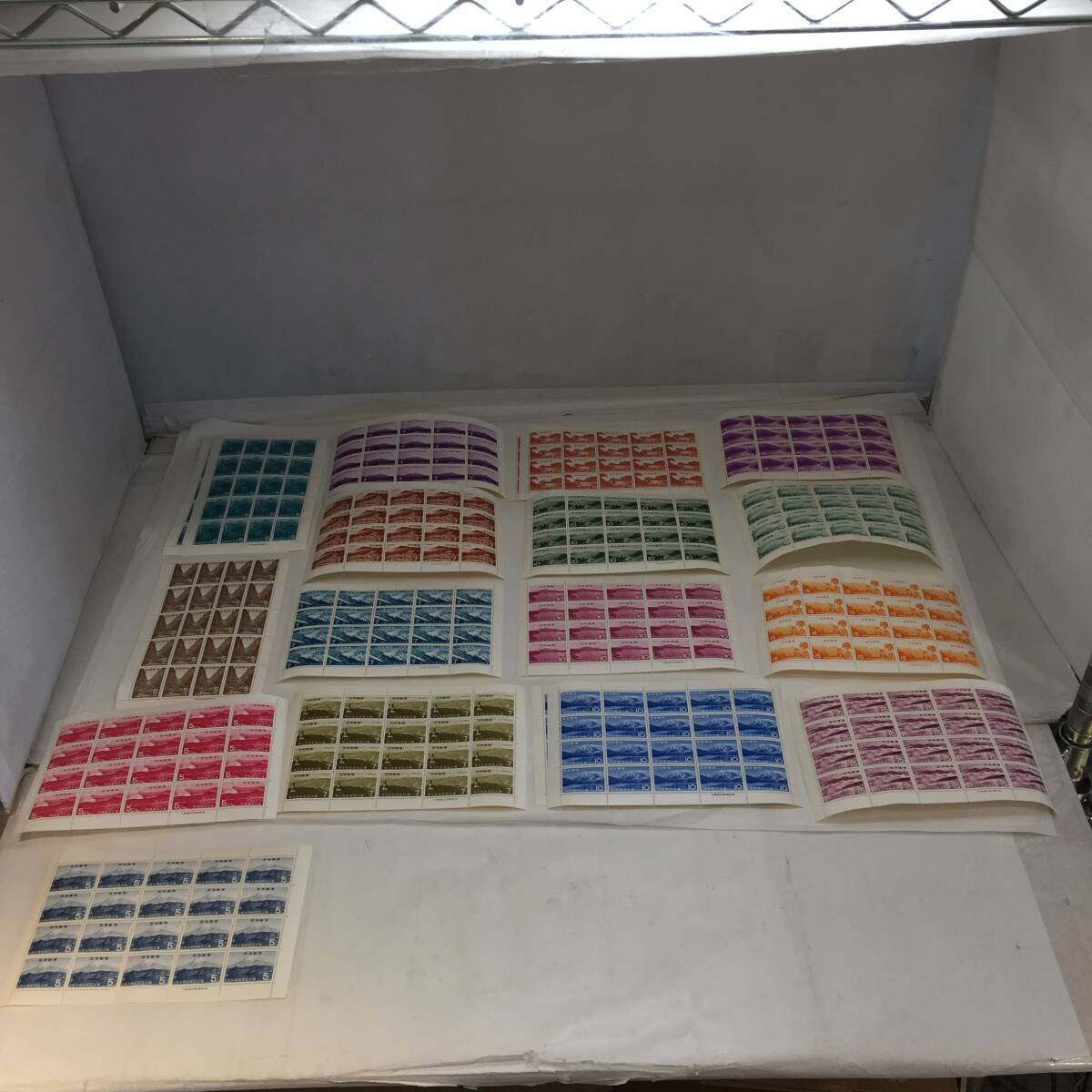 F121008◎（40）未使用 20枚組シート 19枚(16種) まとめて 国立公園シリーズ 知床国立公園 秩父多摩国立公園など 5円 7円 １0円 15円◎