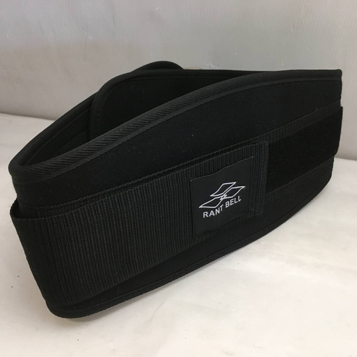 Y091704■Rant Bell ラントベル トレーニングベルト Mサイズ 全長92cm 腰ベルト ウェイトトレーニングベルト 使用感少なめ■