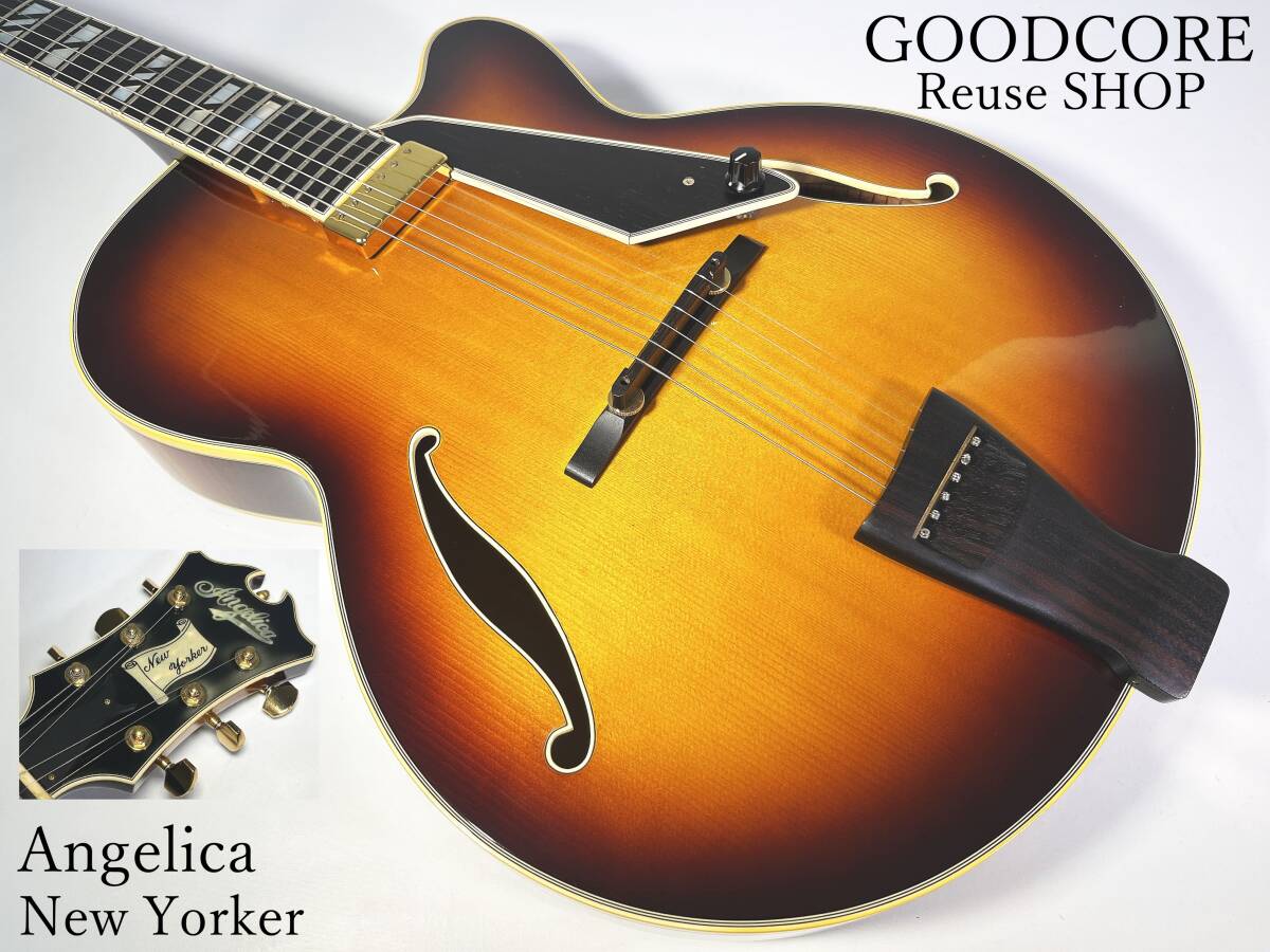 Angelica アンジェリカ New Yorker D'Angelico フルアコ エレキギター●R712360