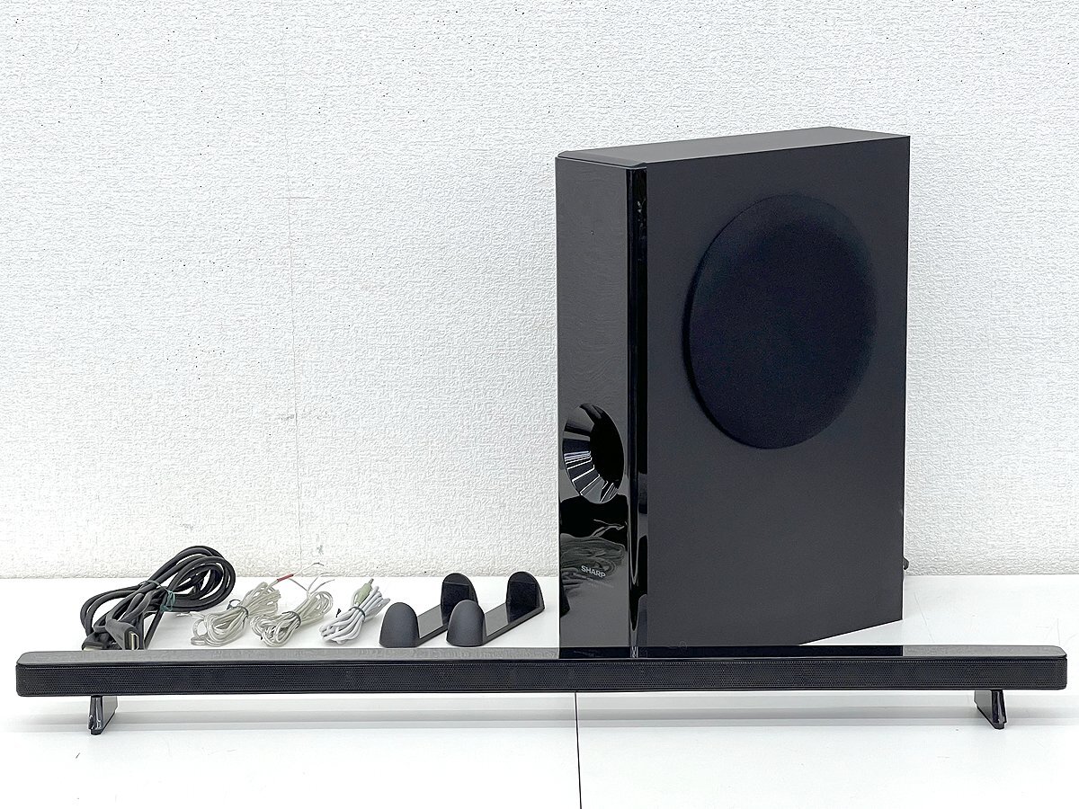 SHARP/シャープ シアターバーシステム HT-SL50Y(HT-SL50) 2.1ch サブウーハー スピーカーセット 2013年製