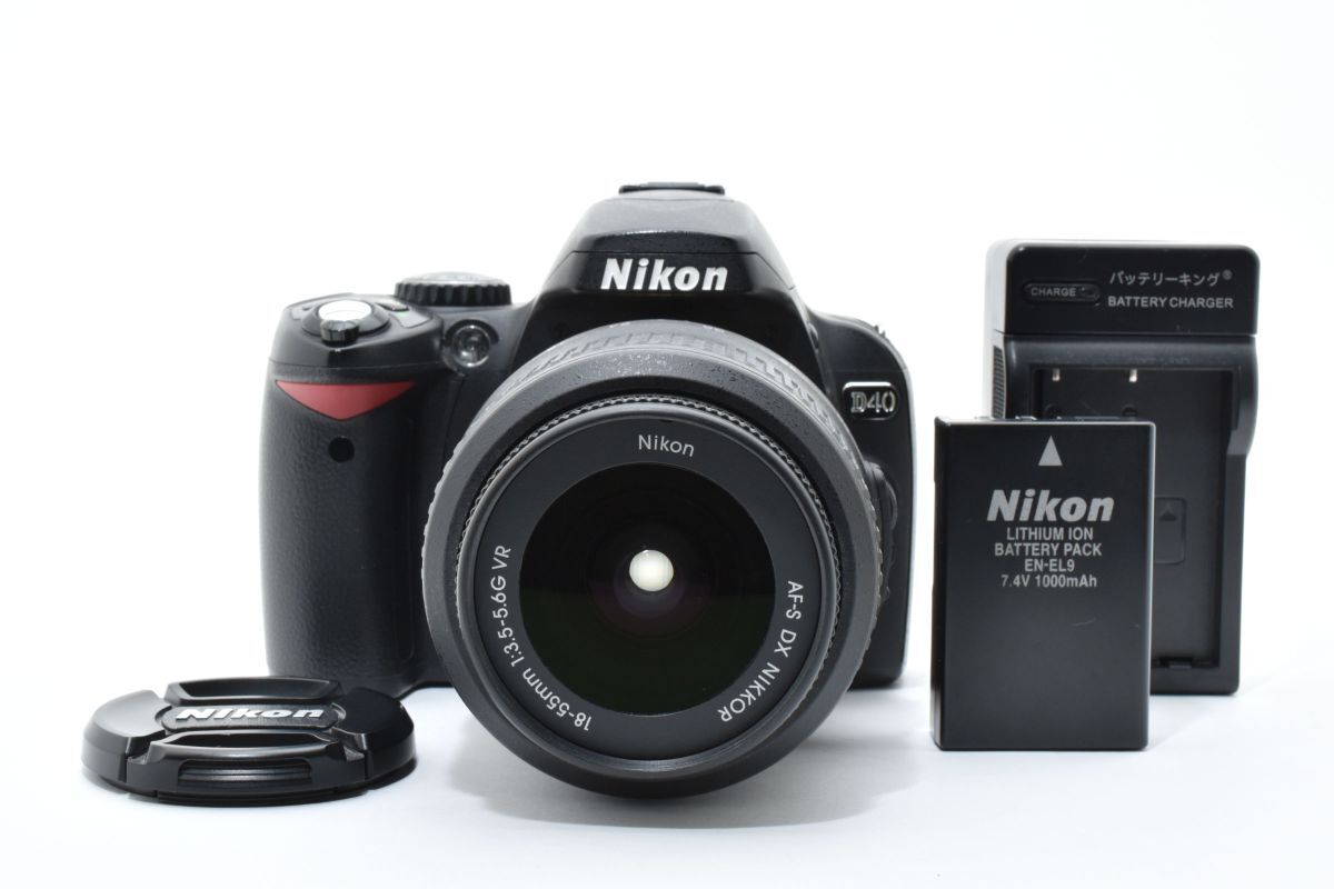 【大人気】 Nikon ニコン D40 レンズキット デジタル一眼レフカメラ #3466