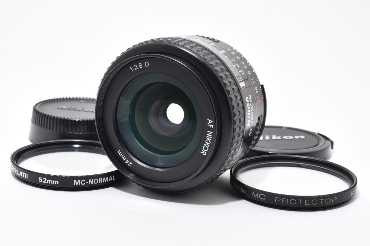 【動作好調】 Nikon ニコン AF NIKKOR 24mm F2.8D レンズ デジタル一眼レフカメラ #74-1
