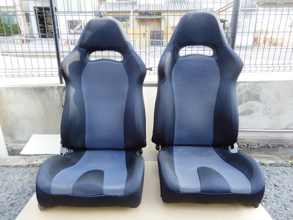 即決！GDA GDB SUBARU インプレッサ 純正 セミバケットシート 左右 二脚セット ジャンク 即決アリ 手渡し可！