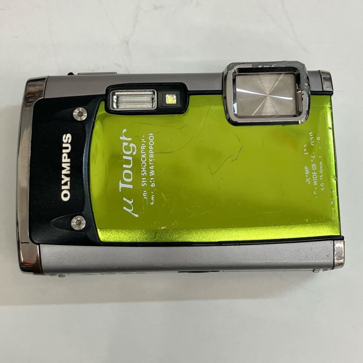 OLYMPUS オリンパス コンパクトデジタルカメラ μ Tough グリーン デジタルカメラ コンデジ 動作未確認【9062】