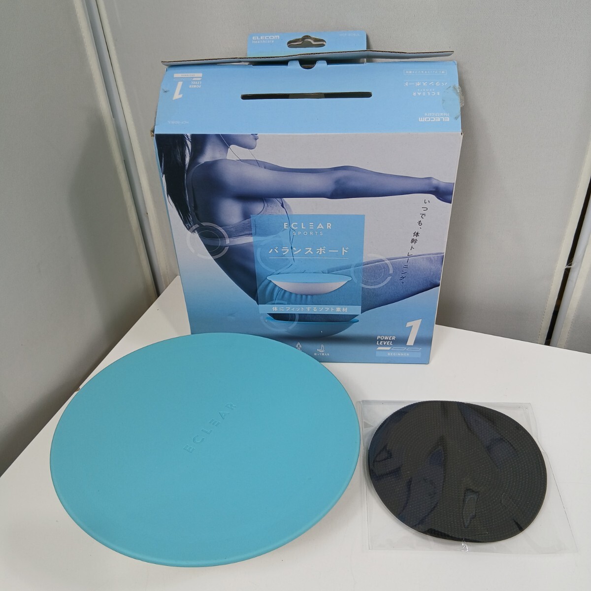 #1120 ELECOM バランスボード ECLEAR 体幹トレーニング/和歌山県にて引き取り大歓迎