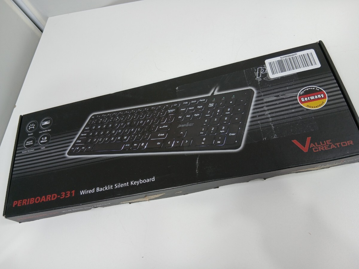 #1129 Perixx ペリックス PERI BOAD-311 キーボード 有線 英語配列/和歌山県にて引き取り大歓迎