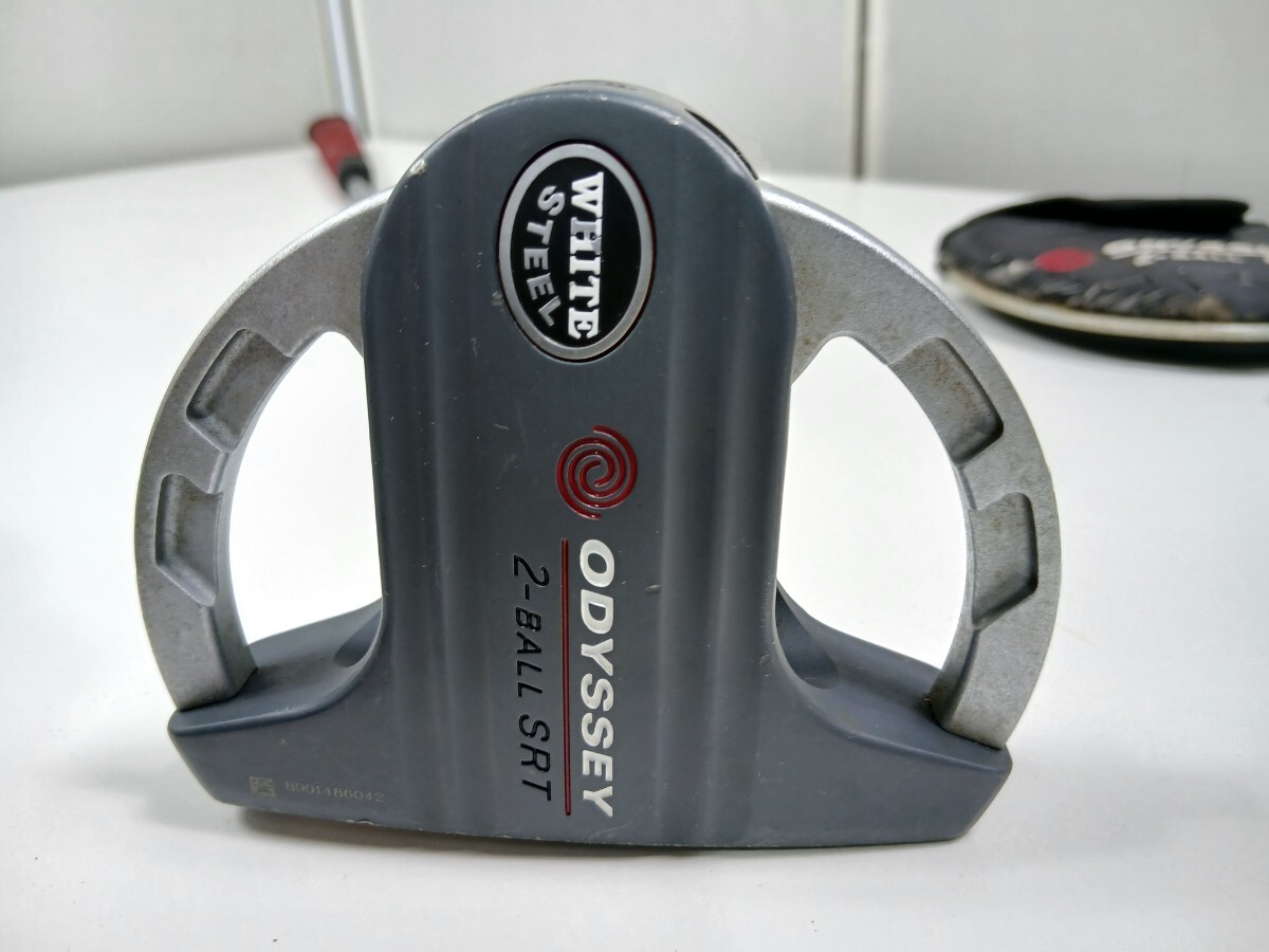 #1213 ODYSSEY オデッセイ パター WHITESTEEL ホワイトスチール 2ボール SRT/和歌山県にて引き取り大歓迎