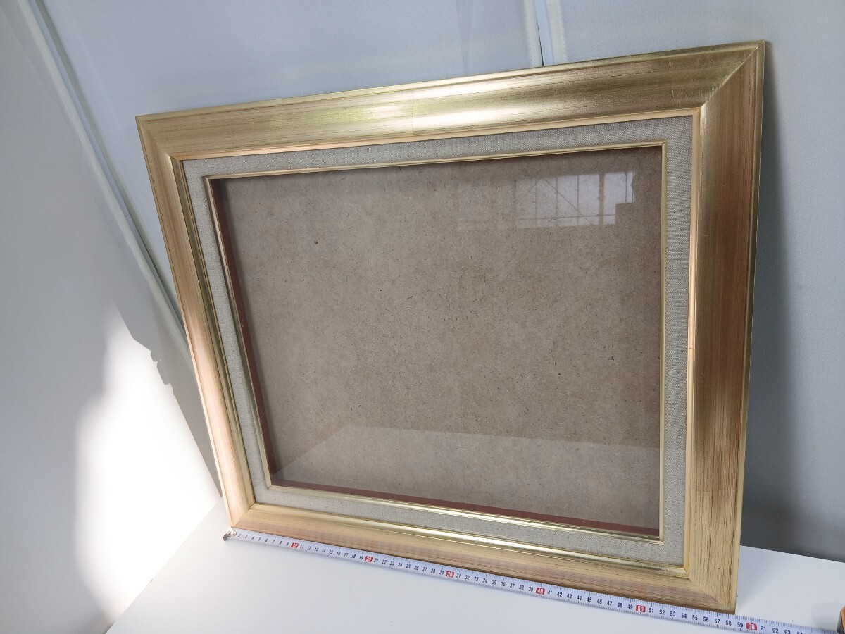 #1285 油絵用 油彩額縁 F8 ゴールド アンティーク調/和歌山県にて引き取り大歓迎