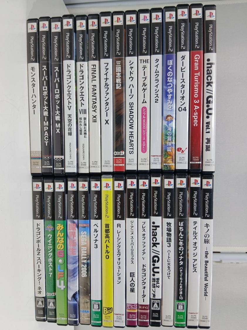 #1362 PlayStation2 プレステ2 ソフト PS2ソフト ゲームソフト 30本セット/和歌山県にて引き取り大歓迎