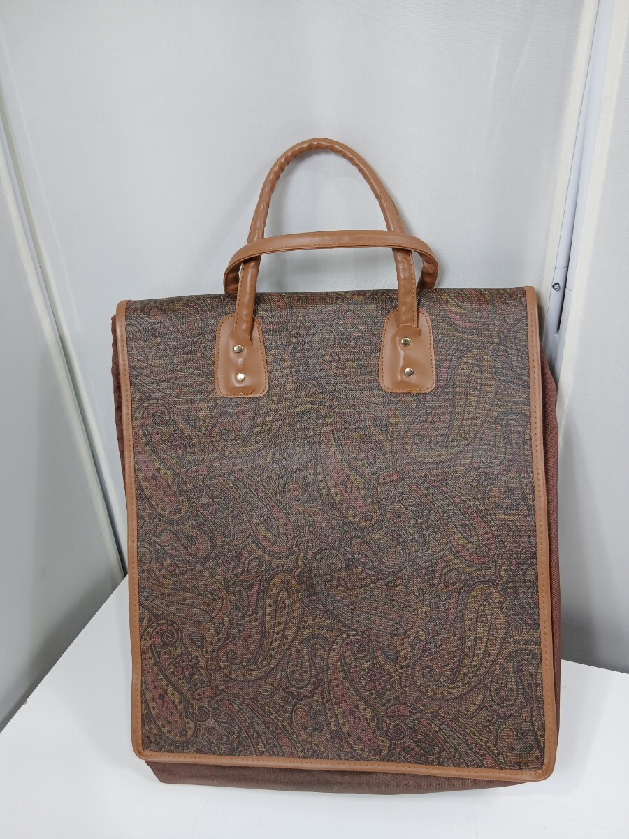#1204 和装バッグ 着物バッグ ペイズリー柄