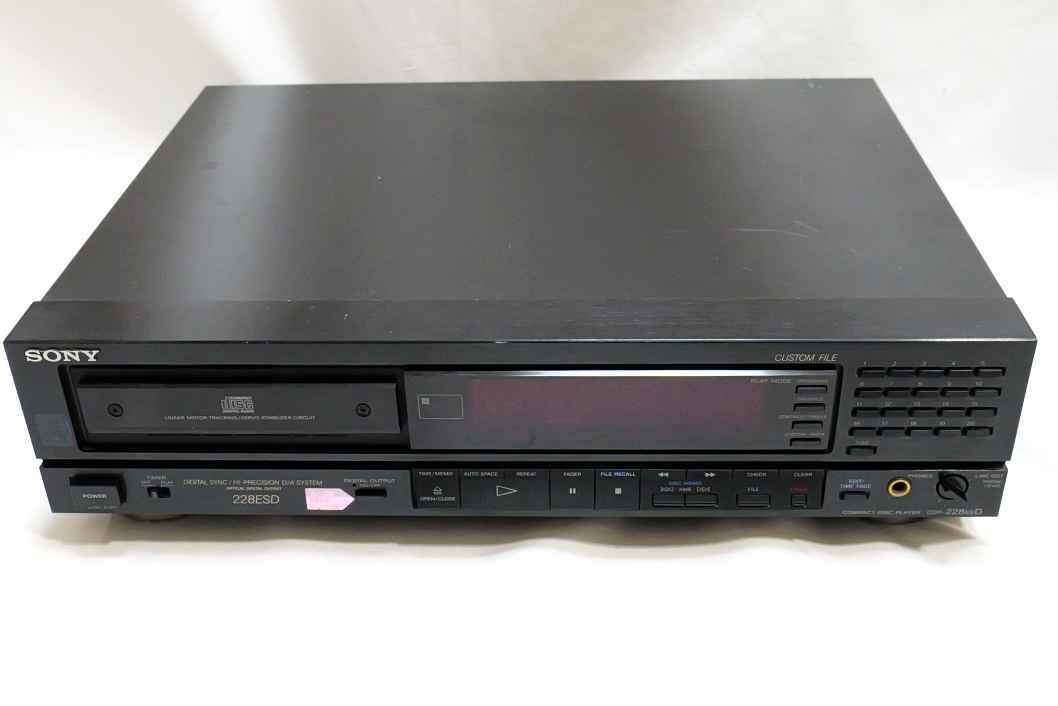 ■ジャンク即決！SONY CDP-228ESD CDプレーヤー ソニー CDデッキ