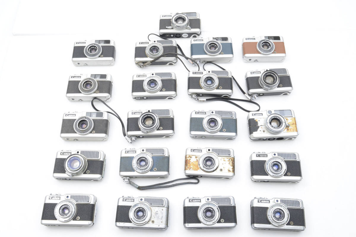 21個 まとめ キャノン Canon demi EE17 EE28 S 他 レンジファインダー フィルムカメラ ジャンク 動作未確認 現状 #35 # 23 #1601