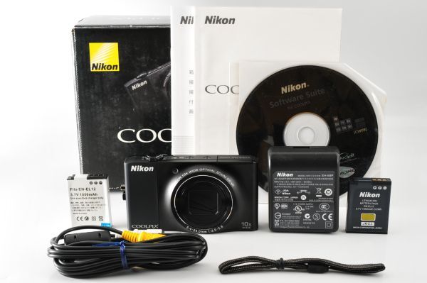 Nikon ニコン COOLPIX S8000 コンパクト デジタルカメラ ブラック 元箱入り #89