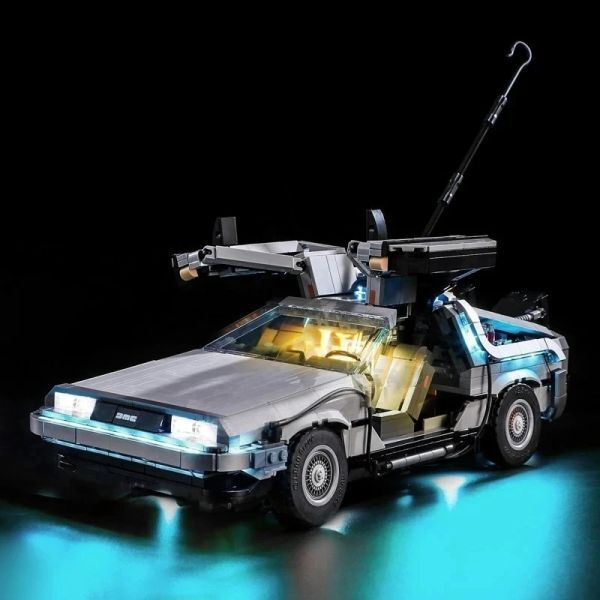 MOC LEGO レゴ 10300 互換 バック トゥ ザ フューチャー デロリアン DMC-12 LED ライト 電飾 キット ※本体は含みません L034