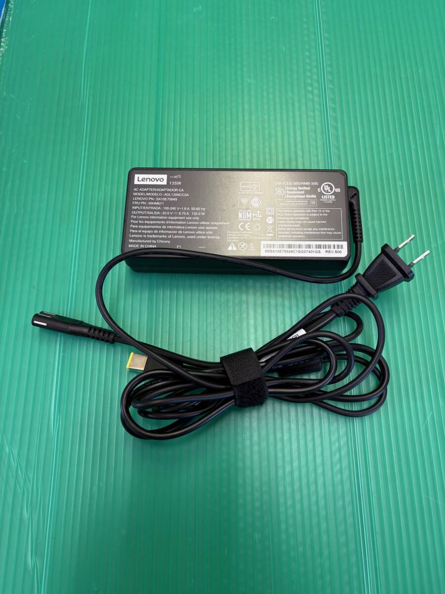 Lenovo 純正 ACアダプタ ADL135NCC2A 135W 20V 6.75A 角型