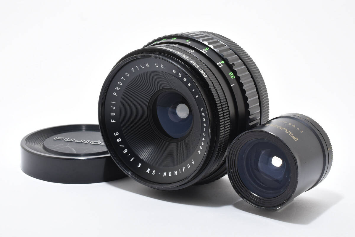 希少＊Fuji Fujica Fujinon SW S 65mm F8 /ファインダー FUJICA 65mm G690 GL690 GM670 フジフィルム フジ フジカ 中判カメラ レンズ