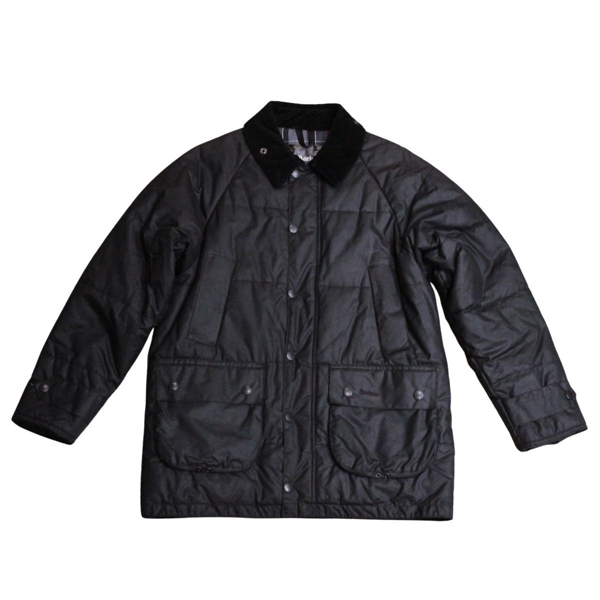 Barbour バウアー ビデイル BEDALE ワックス コットン オイル ダウン ジャケット ブラック S サイズ メンズ 現状品 251226M tg.37(NT)