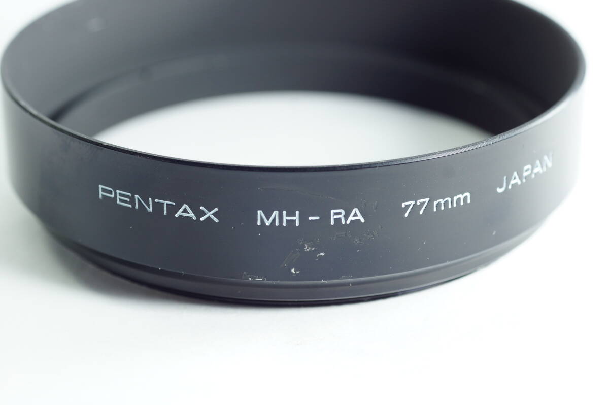FOXmini-01『並品』ASAHI PENTAX MH-RA77mm 67 200mm F4用 ネジ込み式 メタルフード（77mm径）レンズフード ペンタックス