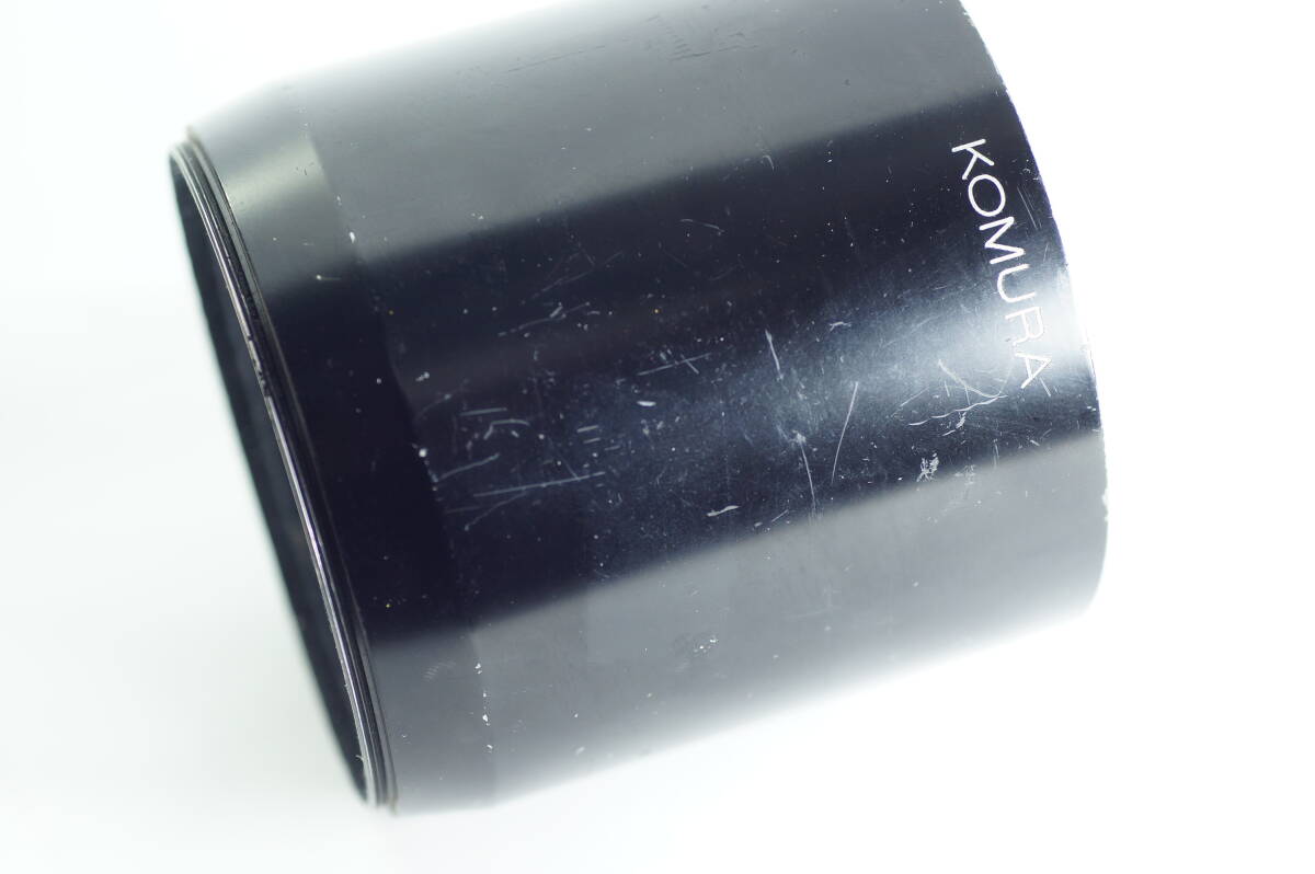 FOX BIG-01『並品』 希少品 KOMURA コムラー 望遠レンズ用 フィルター径77mm ねじ込み式 メタルフード 三協光機