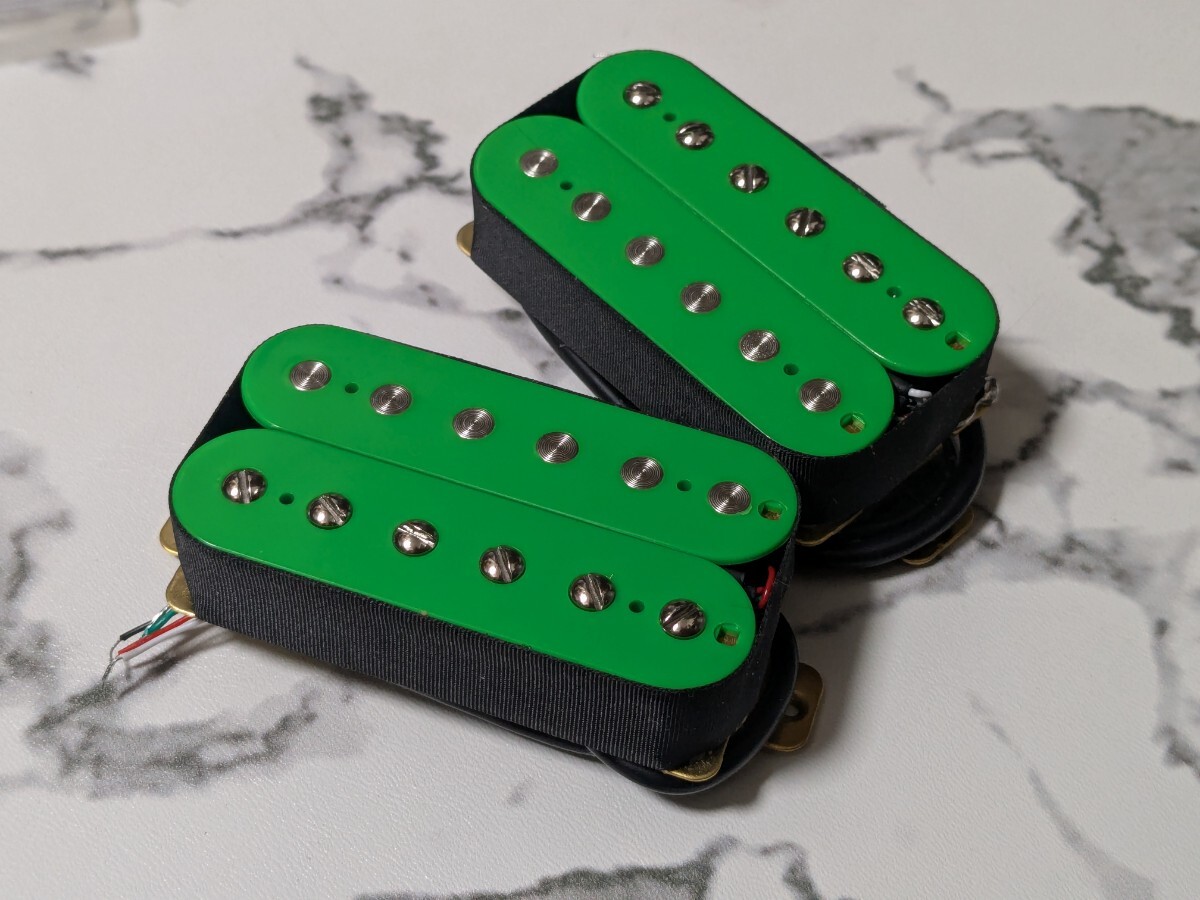 4芯　オープンハムバッカー ピックアップ PU×2 SET