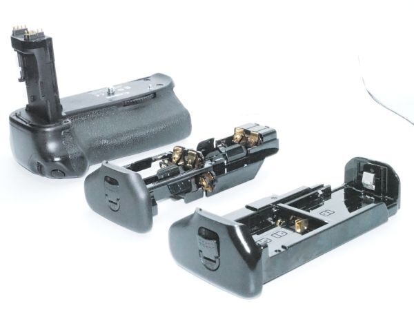 5★新品級★キヤノン6D用バッテリーグリップ CANON BATTERY GRIP BG-E13+リチウム電池ホルダー BGM-E13A+単三電池ホルダーBGM-E13A#240133