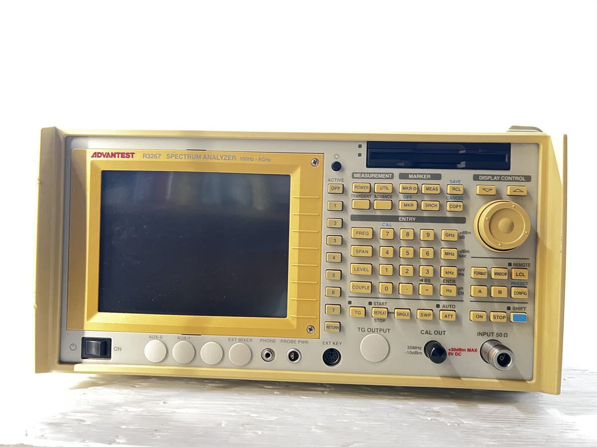 ADVANTEST R3267 SPECTRUM ANALYZER 100Hz-8GHz アドバンテストスペクトラムアナライザ 