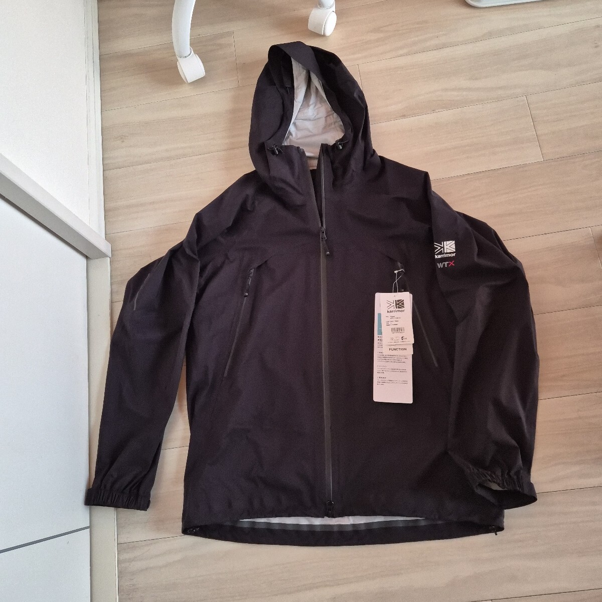 カリマー WTX LT レイン ジャケット (メンズ) L ブラック #101520-9000 WTX LT rain jkt Black KARRIMOR