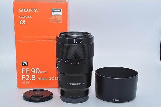 505★美品★SONY(ソニー) マクロ フルサイズ FE 90mm F2.8 Macro G OSS Gレンズ デジタル一眼カメラα[Eマウント]用 純正レンズ SEL90M28G