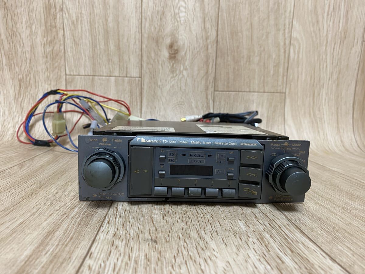 中古 Nakamichi ナカミチ TD-1200 Limited カセットデッキ 本体、動作確認できる環境がないため / 動作未確認/現状渡し/ジャンク
