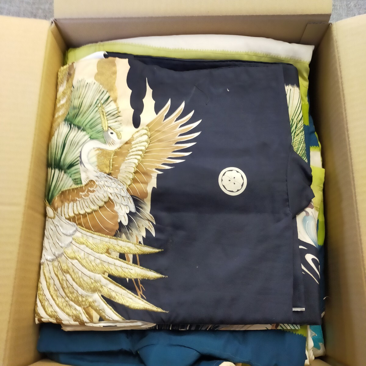 す3838 着物 羽織 袴 七五三 男の子 男児 まとめ売り 金銀糸 刺繍 和服 和装 小物 リメイク ハンドメイド 当時物 時代物