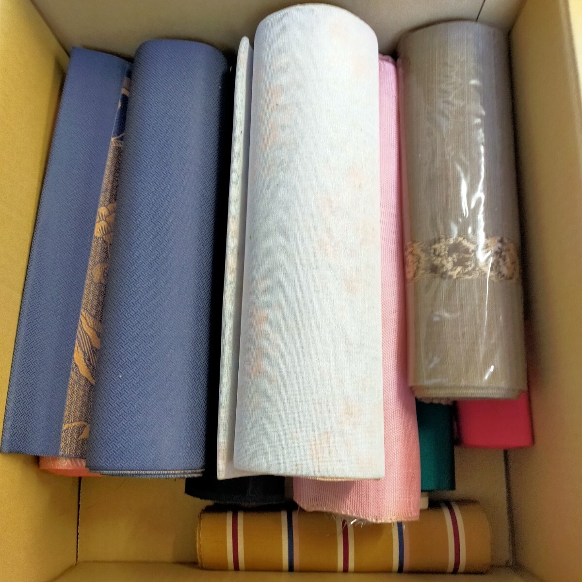 す3861 反物 佐賀錦 筑前博多織 着物 アンティーク 生地 まとめ 和服 和装 小物 リメイク素材 ハンドメイド 布地