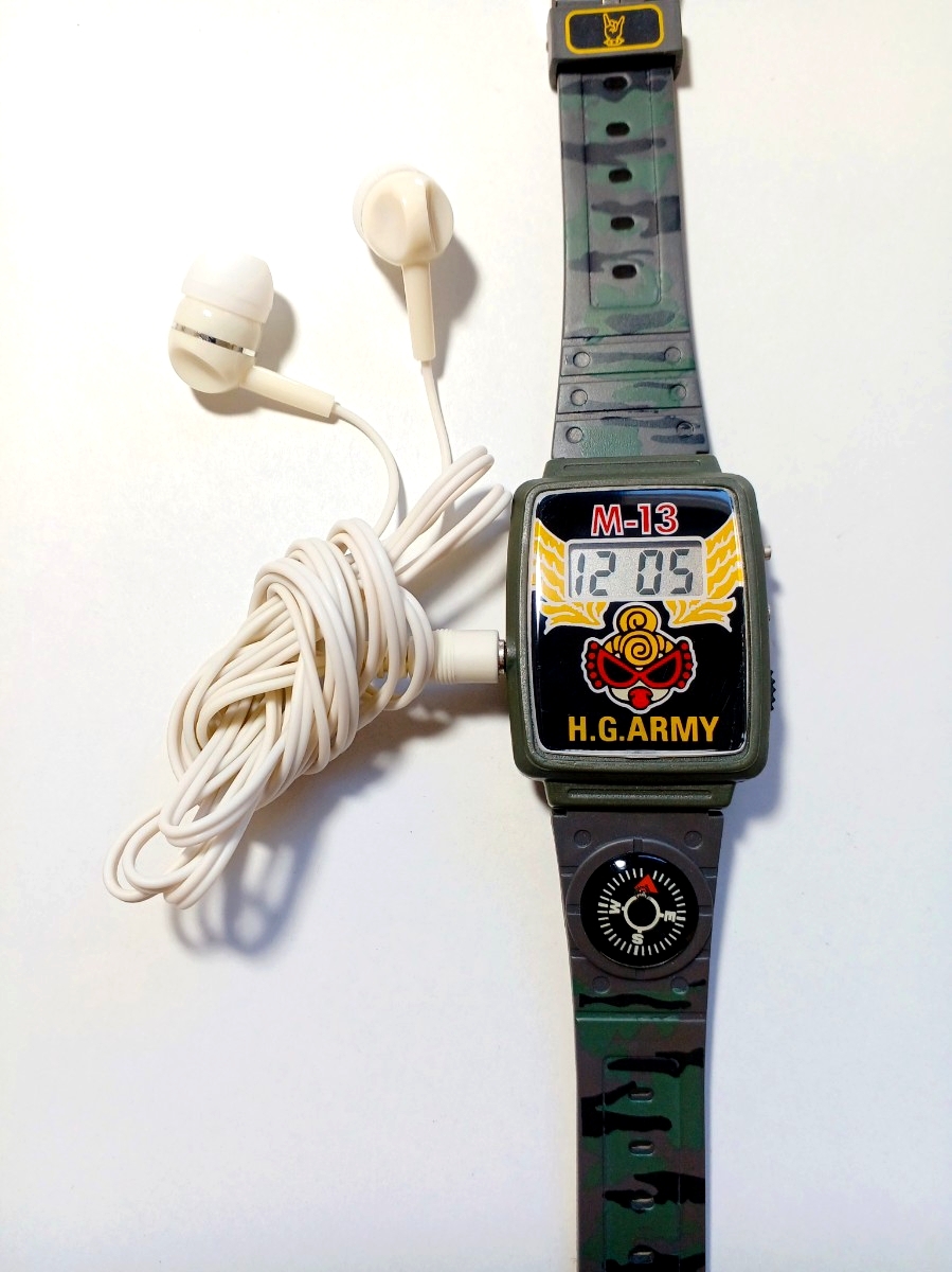 【ラジオ受信稼働】H.G.ARMY ヒステリックグラマー FMラジオ付き デジタル 腕時計 レトロ オールド アンティーク ヴィンテージ