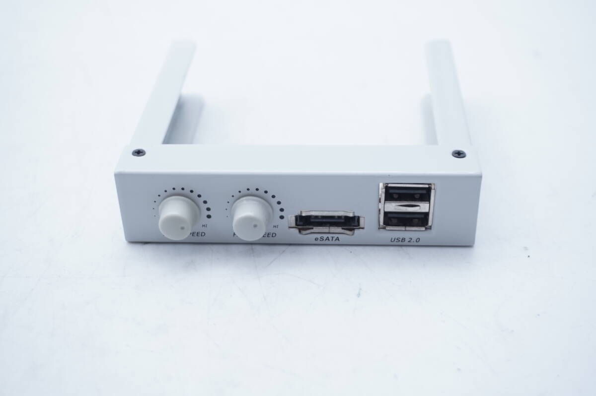 AINEX　3.5インチベイ用　2ｃｈ　ファンコン ＋ USBハブ ＋ eSATA　（ FC-02EU　だと思います）