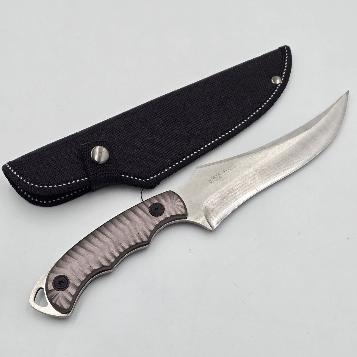 ステンレスナイフ シルバー ナイフ アウトドア アウトドアナイフ ブラック コロンビア　Columbia　シースナイフ　