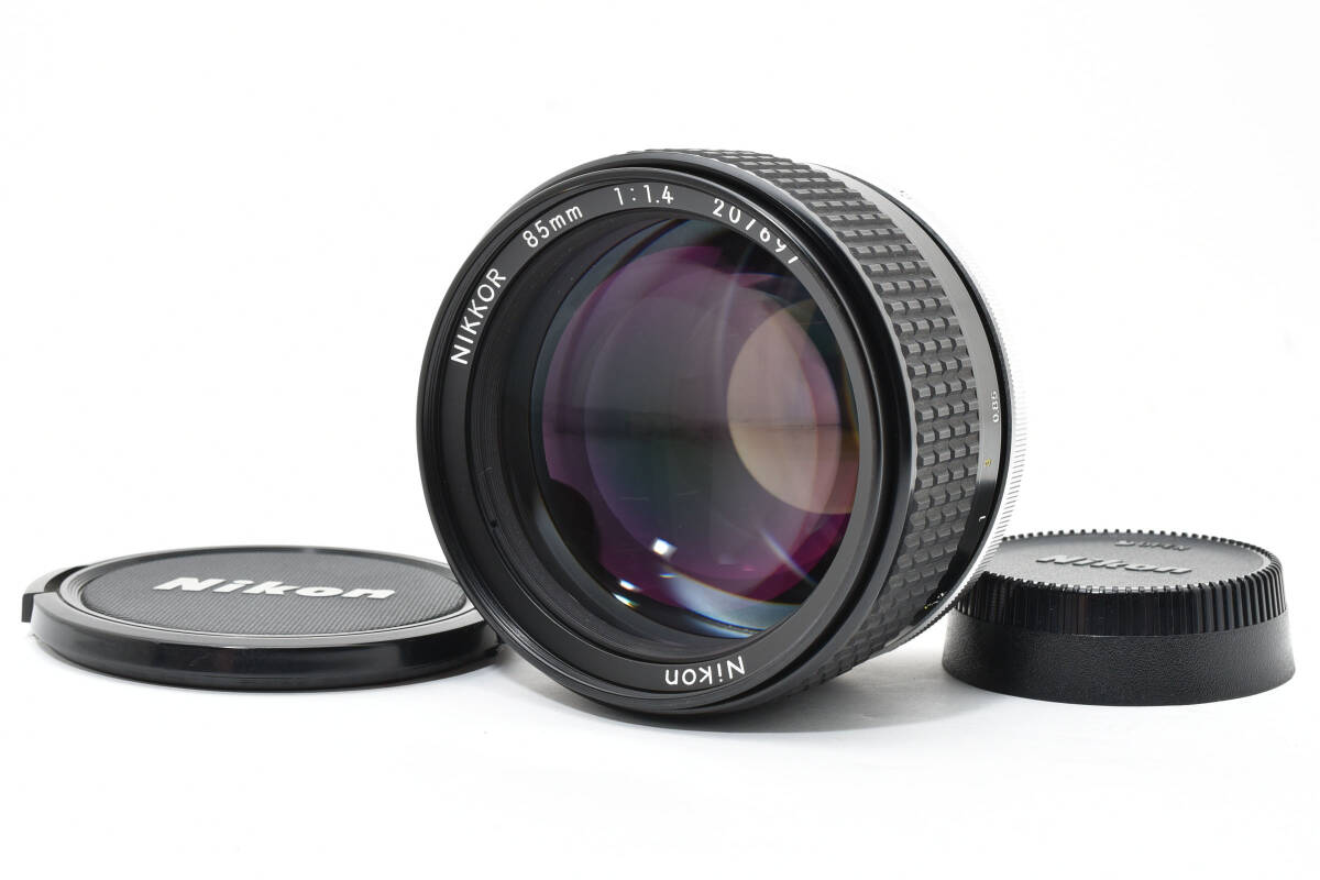 【超美品★】Nikon ニコン Ai-s 85mm F1.4 マニュアル レンズ #M12424