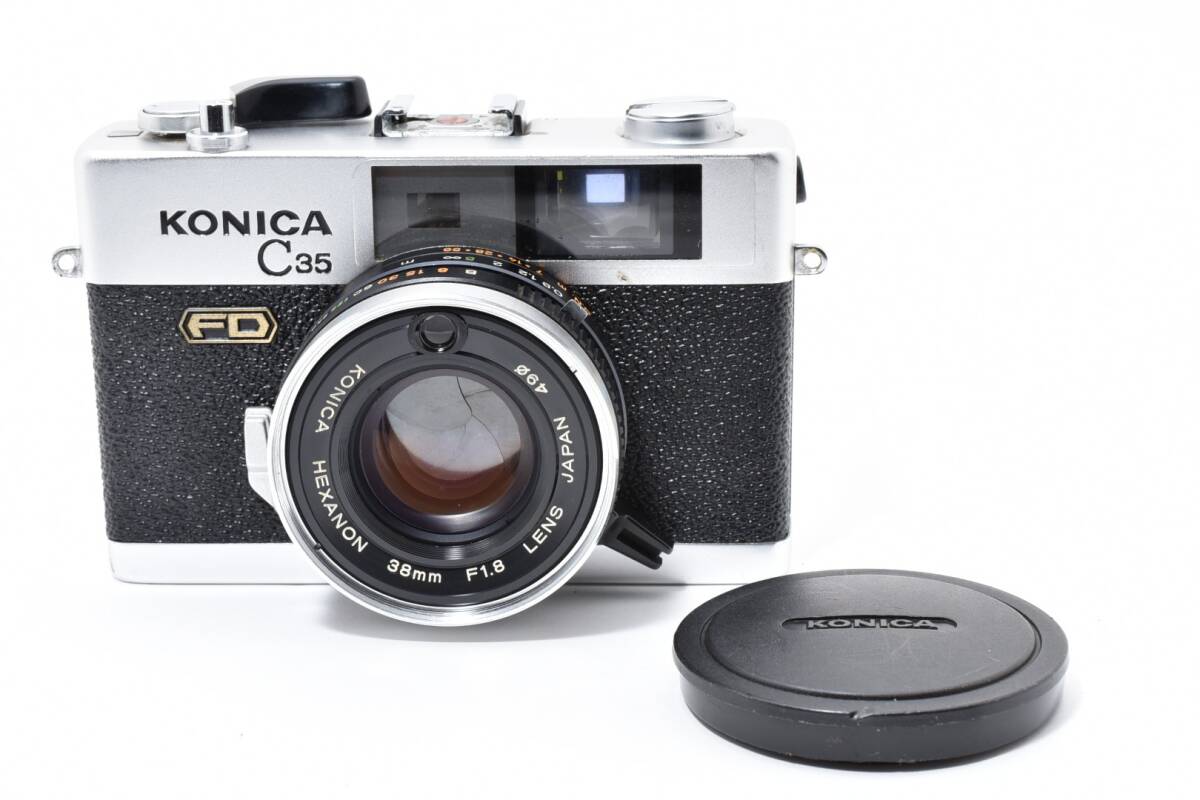 【動作良好品★】コニカ KONICA C35FD フィルムカメラ コンパクトカメラ #M12412