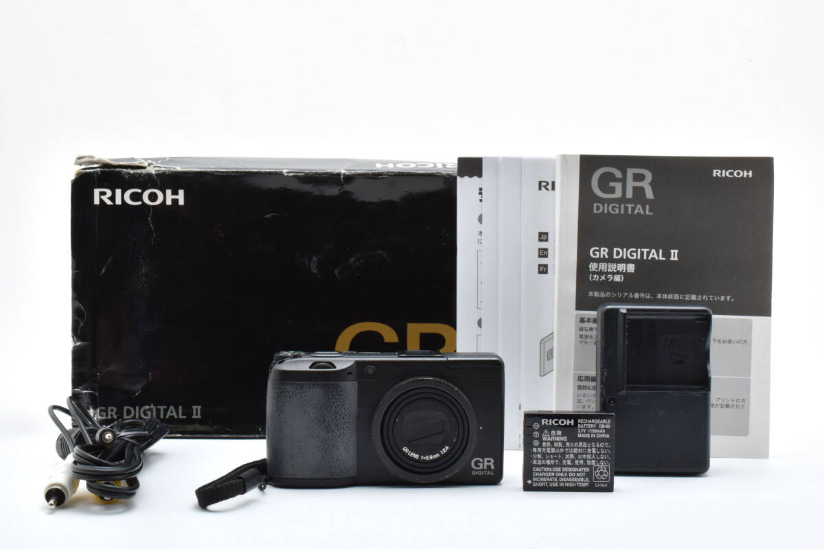 【元箱付属動作品★】リコー RICOH GR DIGITAL II コンパクトデジタルカメラ ブラック #M12253