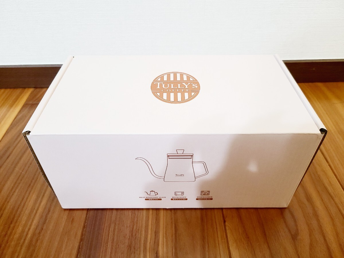 タリーズコーヒー　2026　福袋　耐熱ガラスポット　ポット　電子レンジ加熱OK