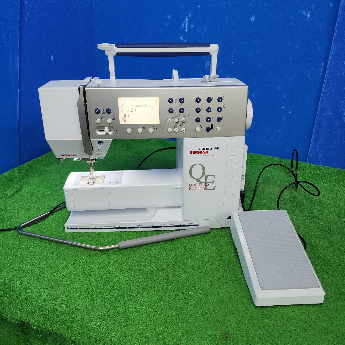 X72★ BERNINA ベルニナ aurora 440 QE コンピューターミシン/動作品　保証付　店頭手渡しOK★2512